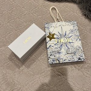 Christian Dior box and bag